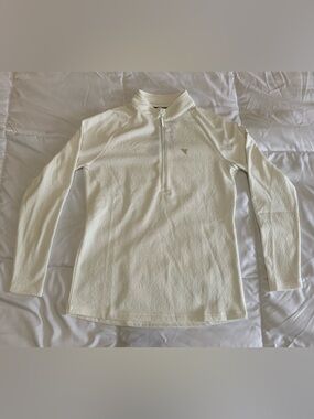 New Macade Quarter Zip Women's Sweater Size XS (colour-cloud white)